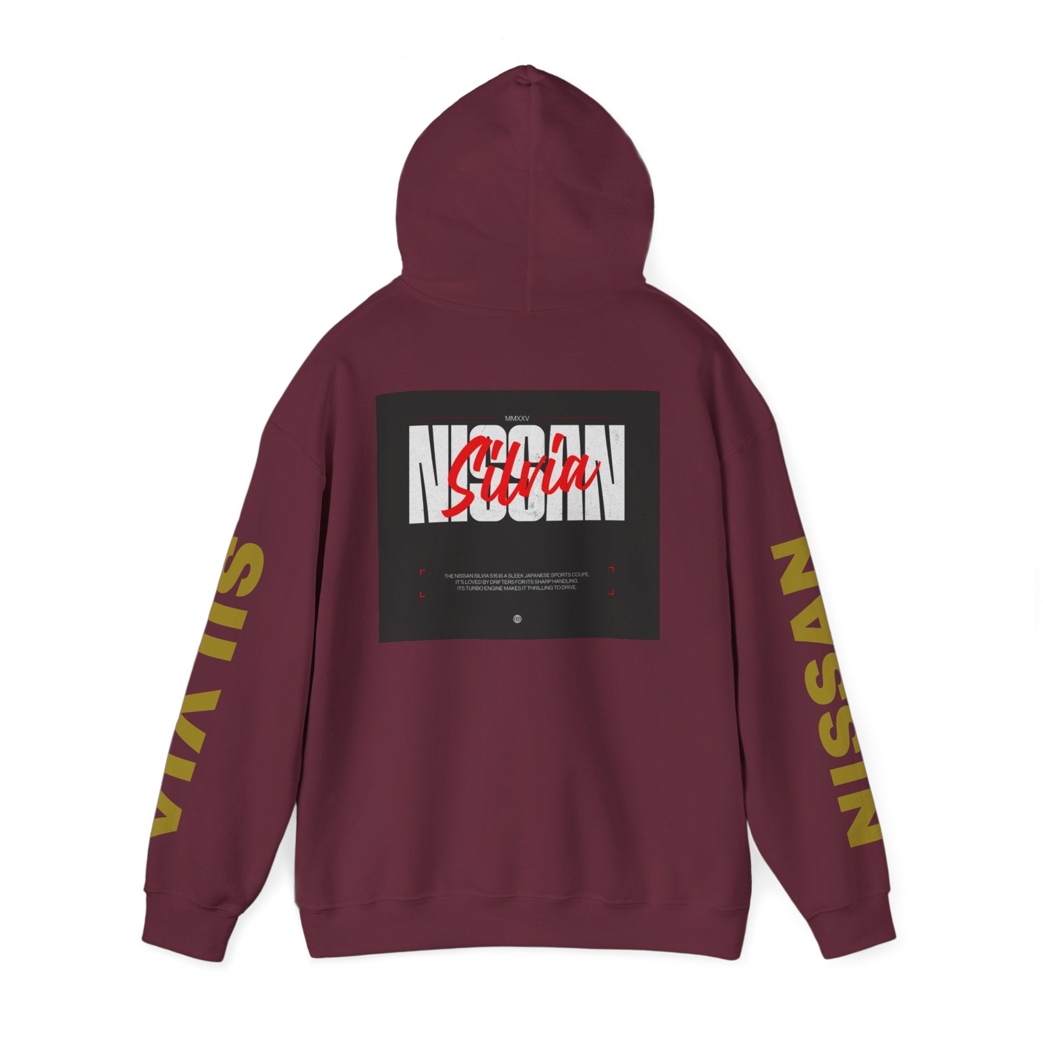 NISSAN SILVIA S15 Racing-Inspired Hooded Sweatshirt, Perfect for Car Enthusiasts, Gifts for him, Unisex Apparel, Motorsport Fan Gear