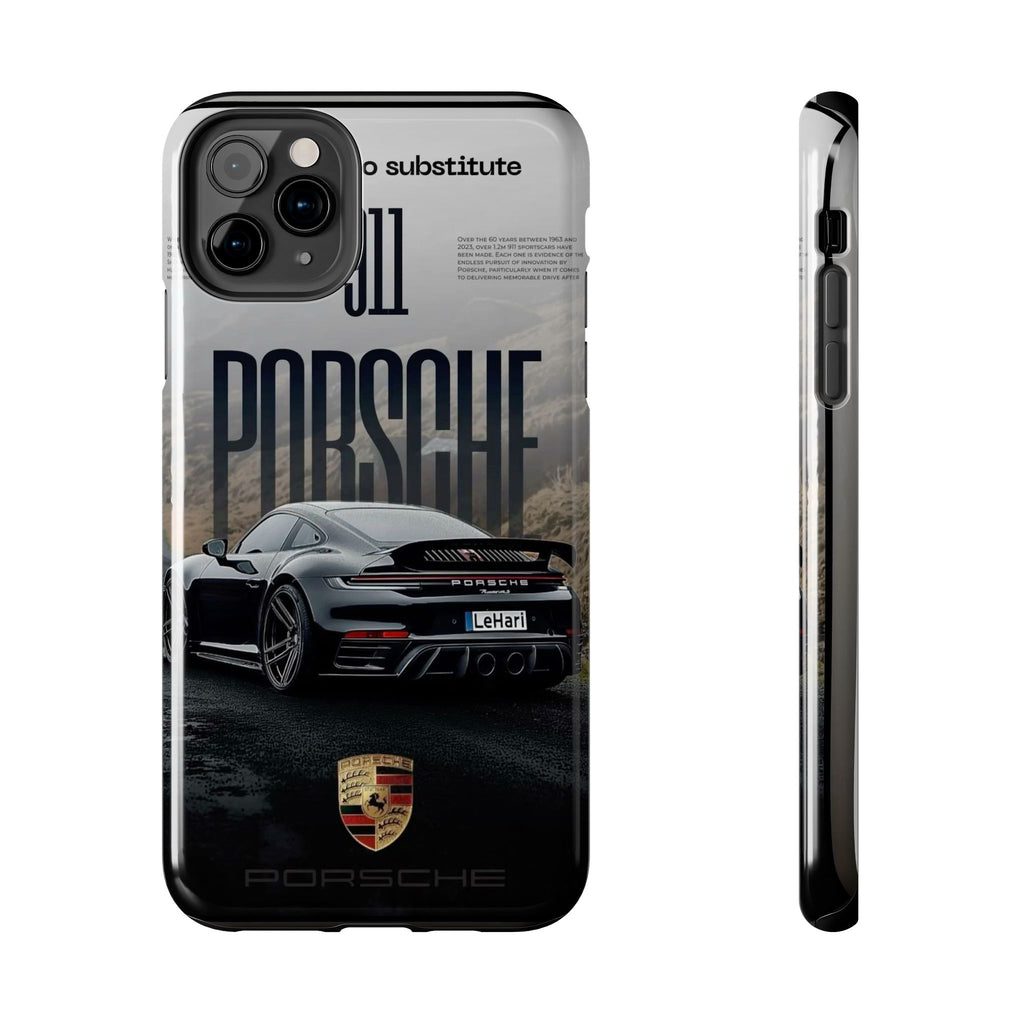 Porsche Sport Car Tough Phone Case — Rugged Protective Phone Cover with Car Graphic