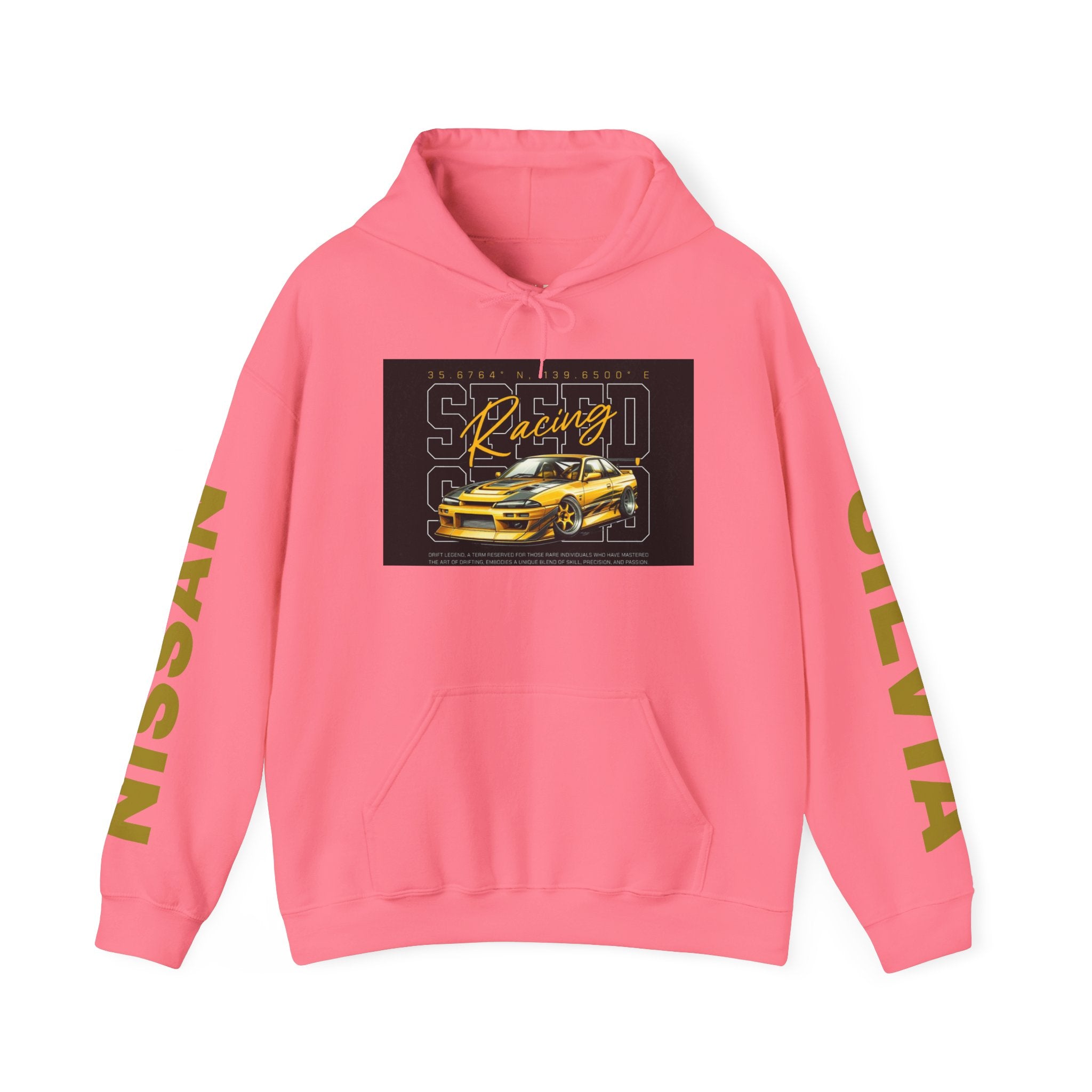 NISSAN SILVIA S15 Racing-Inspired Hooded Sweatshirt, Perfect for Car Enthusiasts, Gifts for him, Unisex Apparel, Motorsport Fan Gear