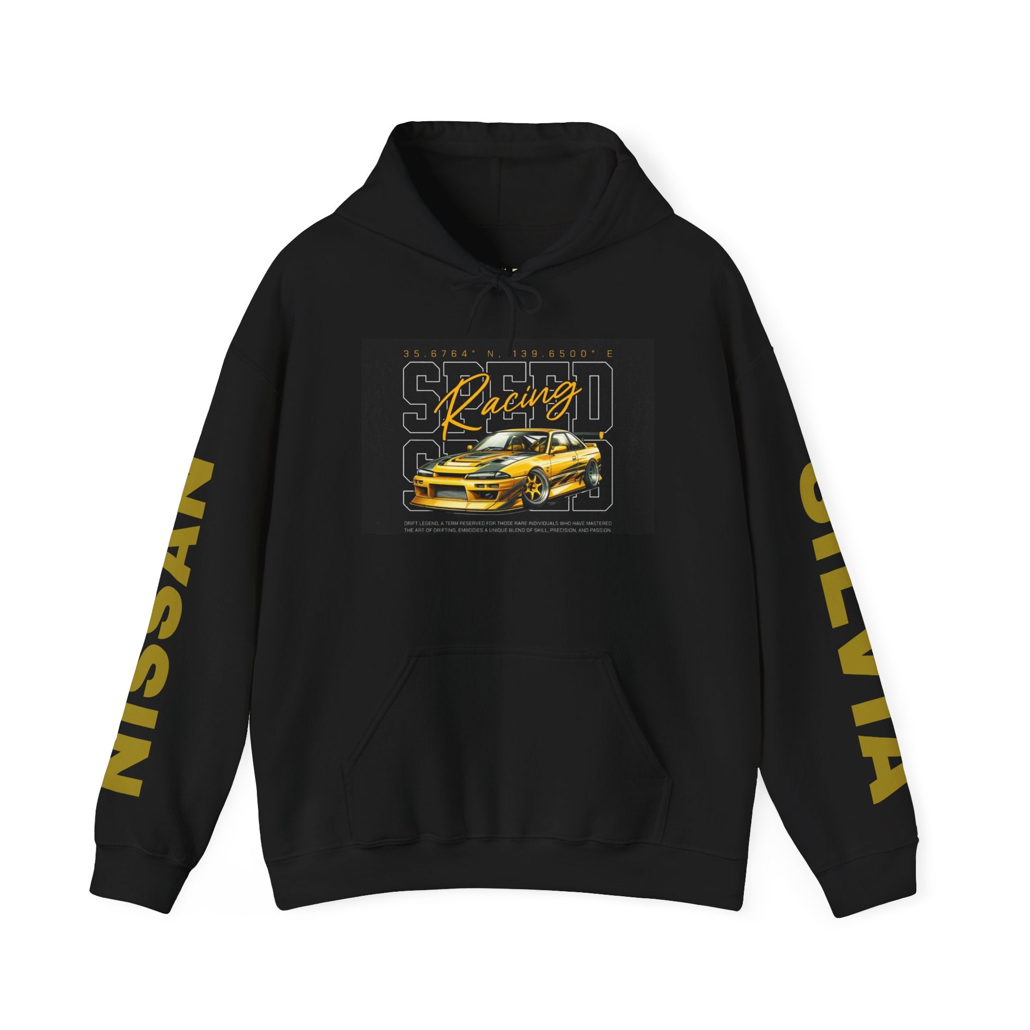 NISSAN SILVIA S15 Racing-Inspired Hooded Sweatshirt, Perfect for Car Enthusiasts, Gifts for him, Unisex Apparel, Motorsport Fan Gear
