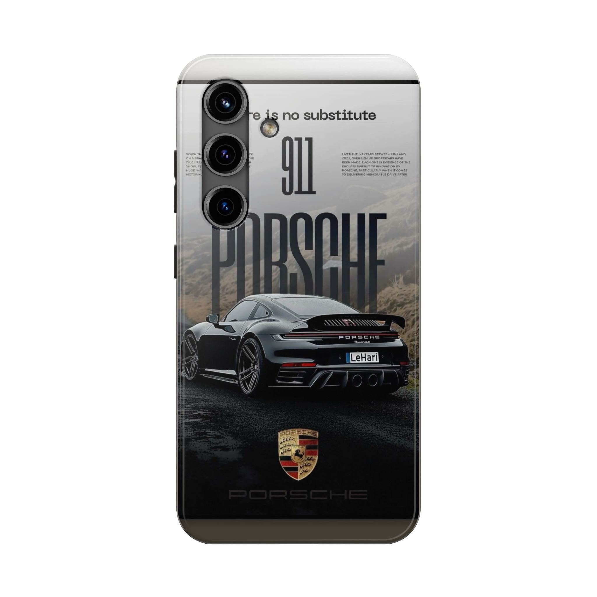 Porsche Sport Car Tough Phone Case — Rugged Protective Phone Cover with Car Graphic