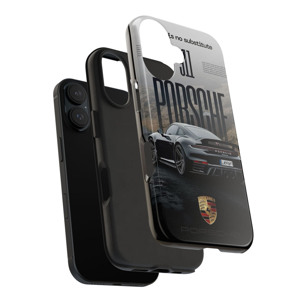 Porsche Sport Car Tough Phone Case — Rugged Protective Phone Cover with Car Graphic