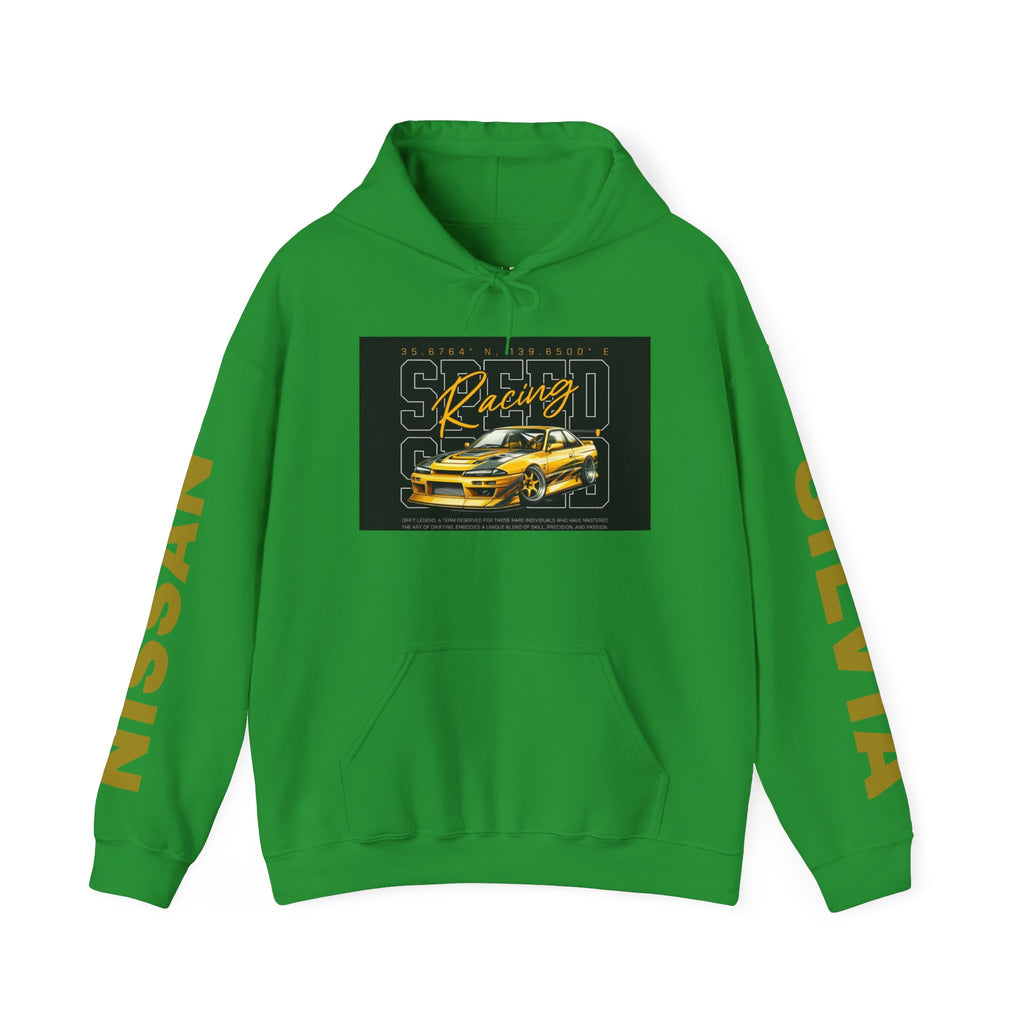 NISSAN SILVIA S15 Racing-Inspired Hooded Sweatshirt, Perfect for Car Enthusiasts, Gifts for him, Unisex Apparel, Motorsport Fan Gear