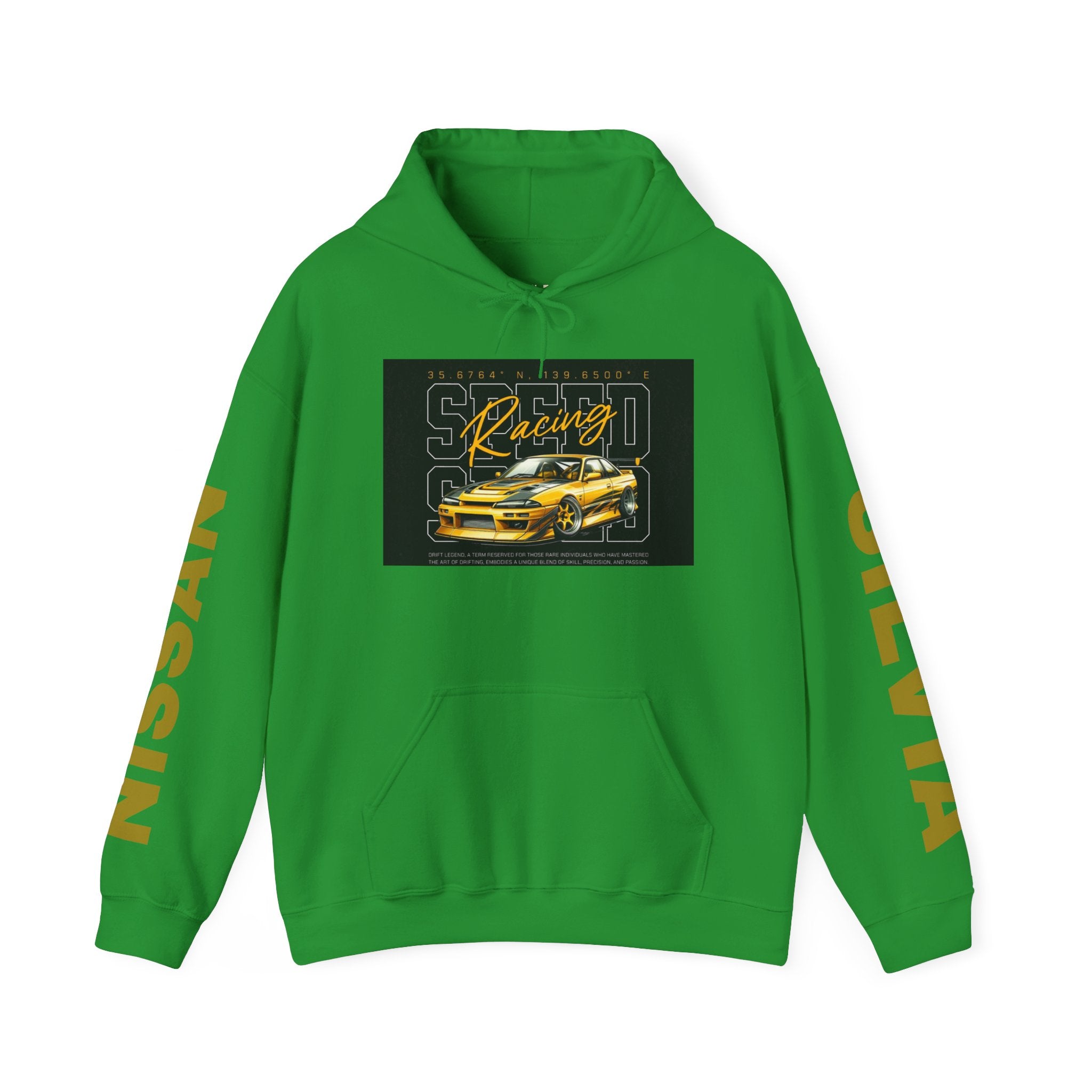 NISSAN SILVIA S15 Racing-Inspired Hooded Sweatshirt, Perfect for Car Enthusiasts, Gifts for him, Unisex Apparel, Motorsport Fan Gear