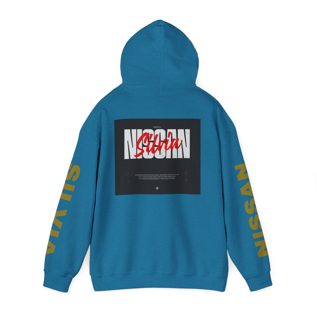 NISSAN SILVIA S15 Racing-Inspired Hooded Sweatshirt, Perfect for Car Enthusiasts, Gifts for him, Unisex Apparel, Motorsport Fan Gear