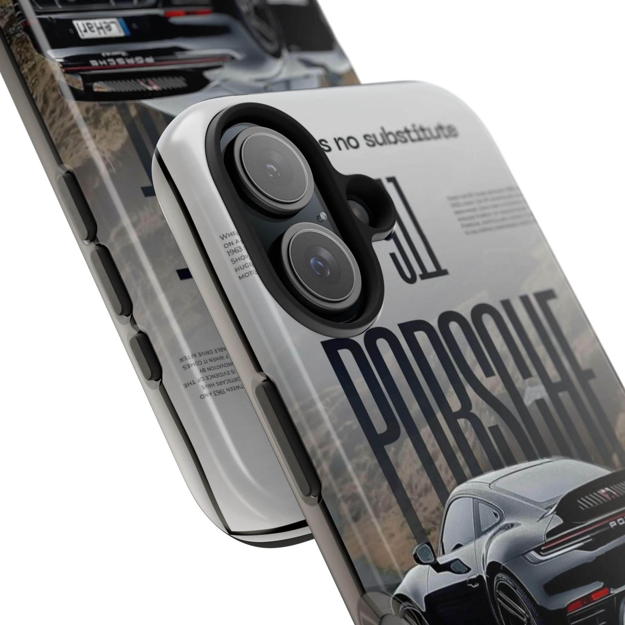 Porsche Sport Car Tough Phone Case — Rugged Protective Phone Cover with Car Graphic