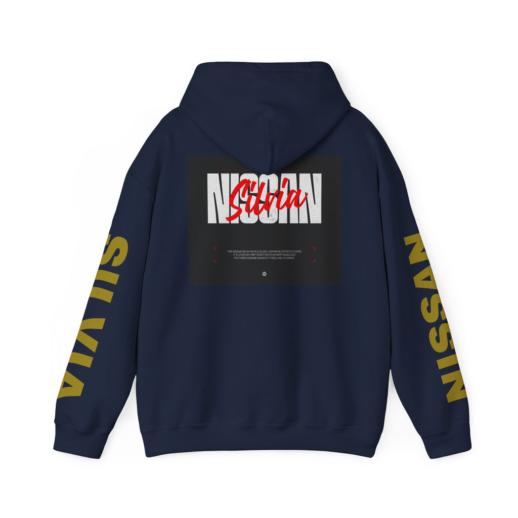 NISSAN SILVIA S15 Racing-Inspired Hooded Sweatshirt, Perfect for Car Enthusiasts, Gifts for him, Unisex Apparel, Motorsport Fan Gear