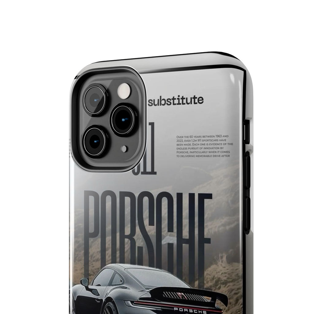 Porsche Sport Car Tough Phone Case — Rugged Protective Phone Cover with Car Graphic