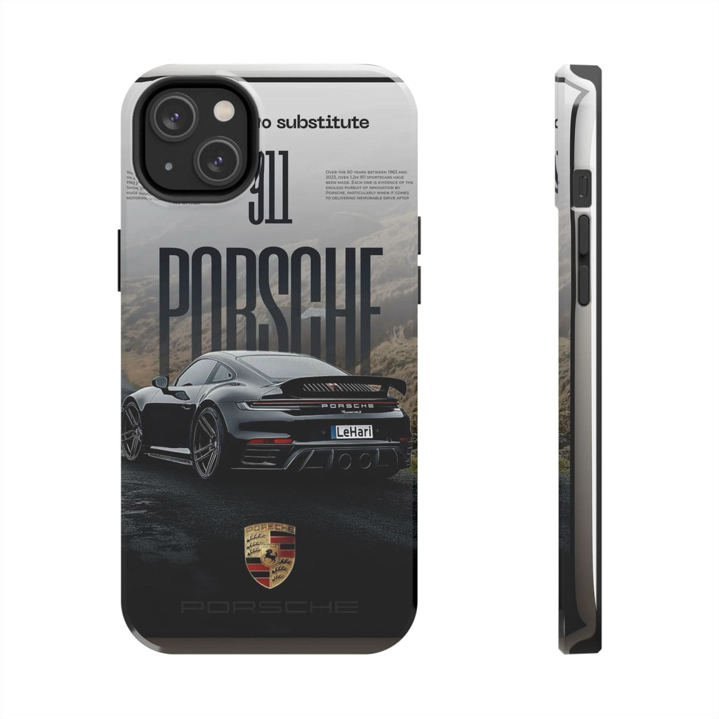 Porsche Sport Car Tough Phone Case — Rugged Protective Phone Cover with Car Graphic