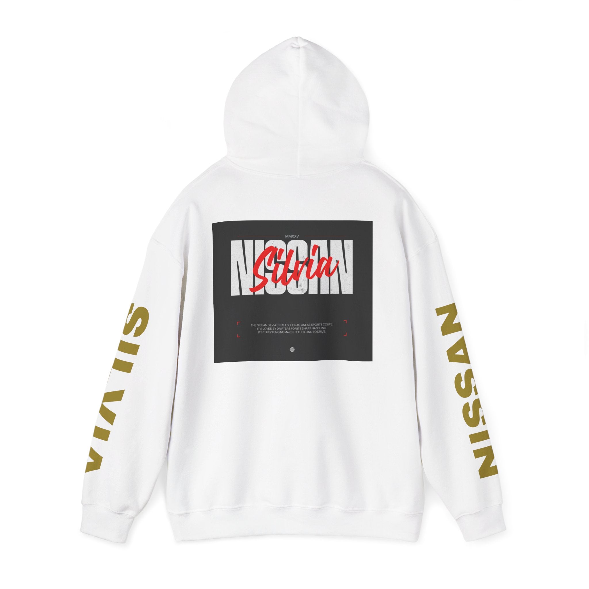 NISSAN SILVIA S15 Racing-Inspired Hooded Sweatshirt, Perfect for Car Enthusiasts, Gifts for him, Unisex Apparel, Motorsport Fan Gear