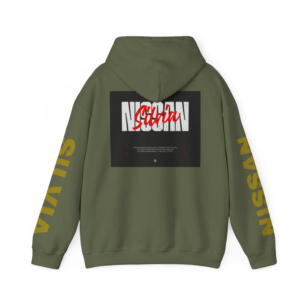 NISSAN SILVIA S15 Racing-Inspired Hooded Sweatshirt, Perfect for Car Enthusiasts, Gifts for him, Unisex Apparel, Motorsport Fan Gear