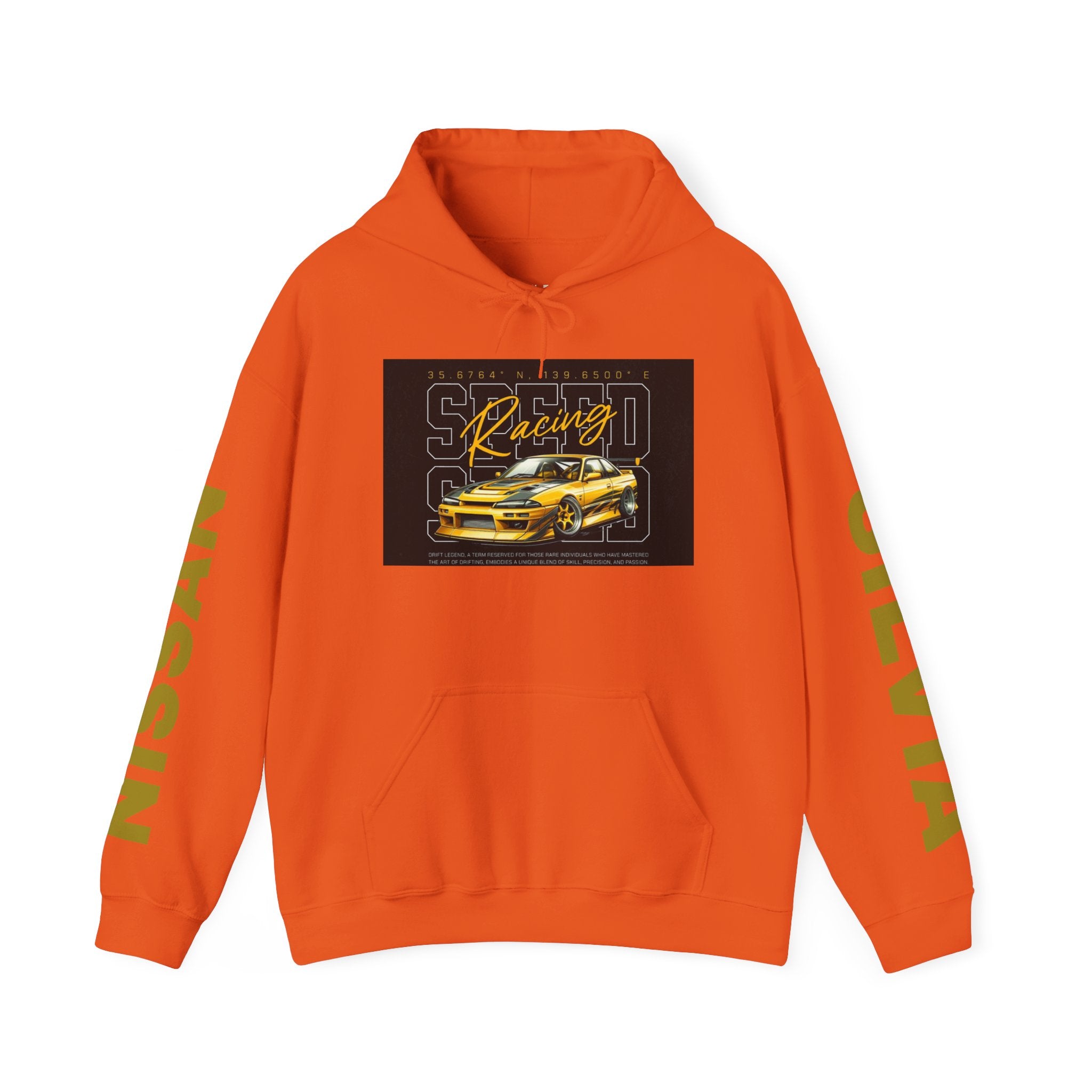 NISSAN SILVIA S15 Racing-Inspired Hooded Sweatshirt, Perfect for Car Enthusiasts, Gifts for him, Unisex Apparel, Motorsport Fan Gear
