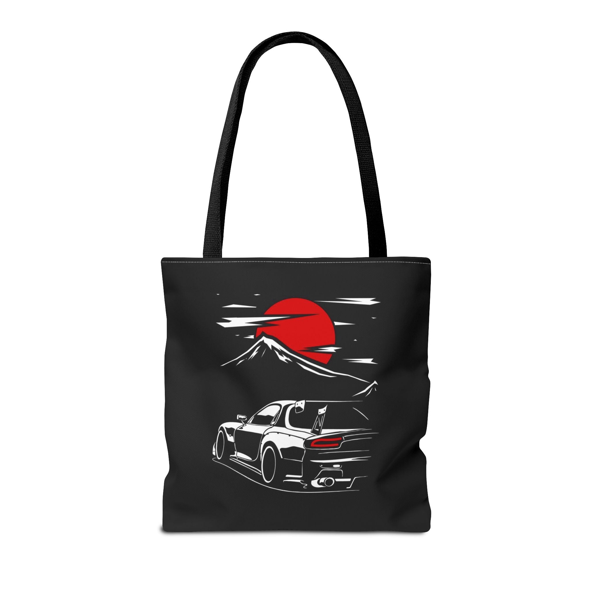 MAZDA RX7 Bag — Japanese Sports Car Design with Red Sun & Sakura