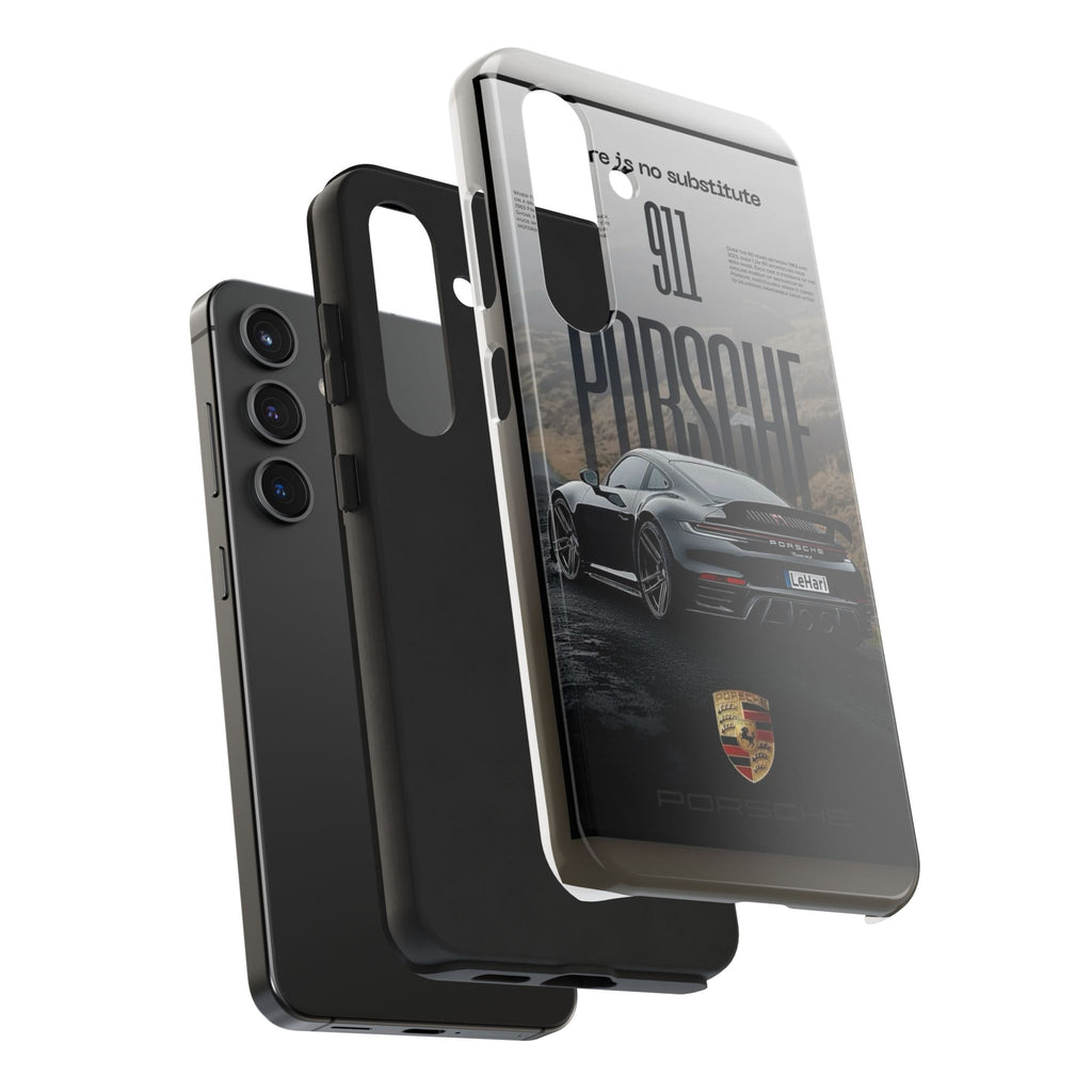 Porsche Sport Car Tough Phone Case — Rugged Protective Phone Cover with Car Graphic