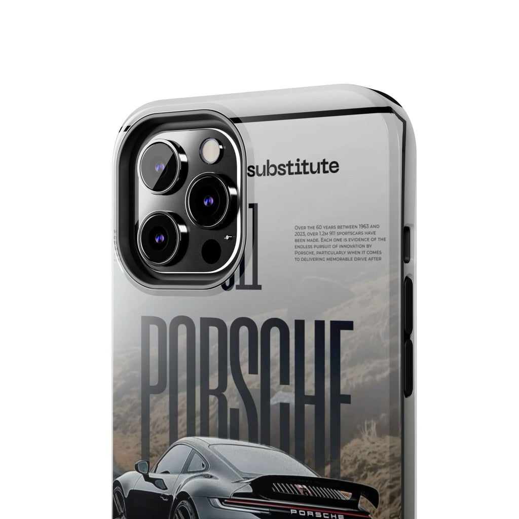 Porsche Sport Car Tough Phone Case — Rugged Protective Phone Cover with Car Graphic