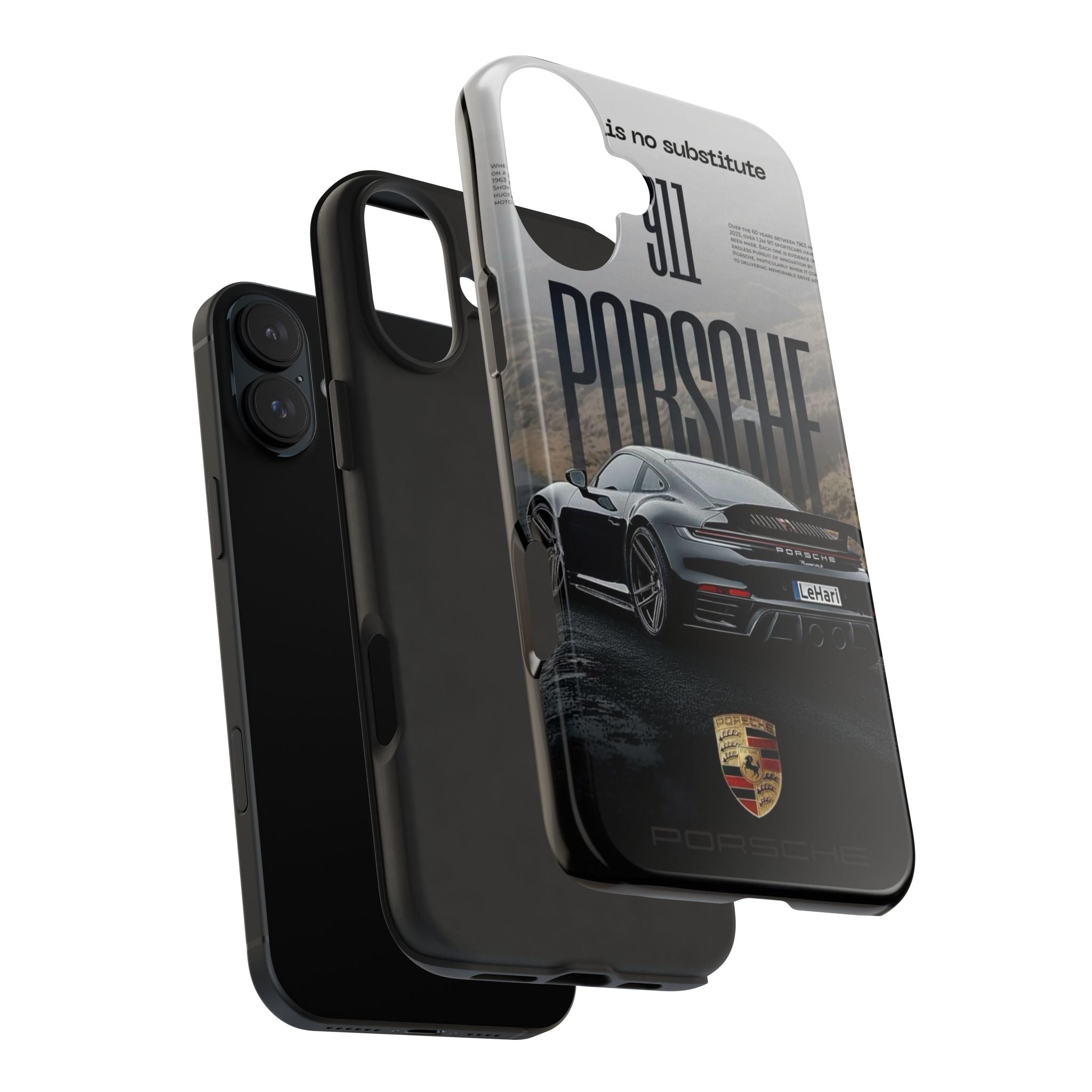 Porsche Sport Car Tough Phone Case — Rugged Protective Phone Cover with Car Graphic