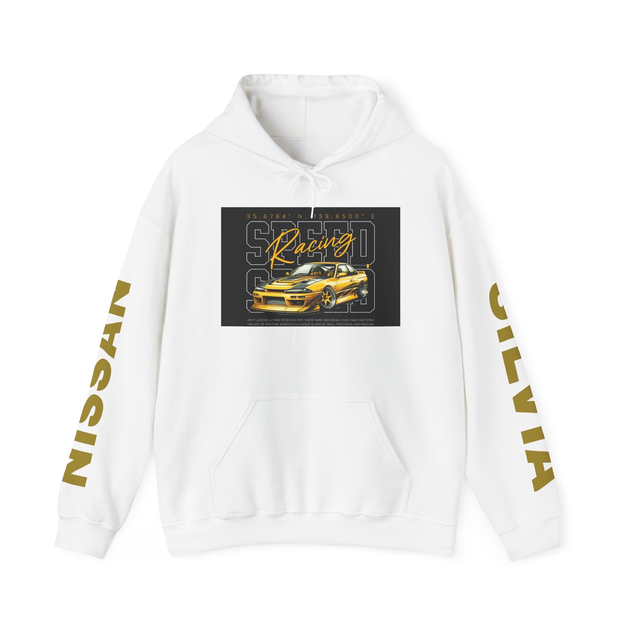 NISSAN SILVIA S15 Racing-Inspired Hooded Sweatshirt, Perfect for Car Enthusiasts, Gifts for him, Unisex Apparel, Motorsport Fan Gear