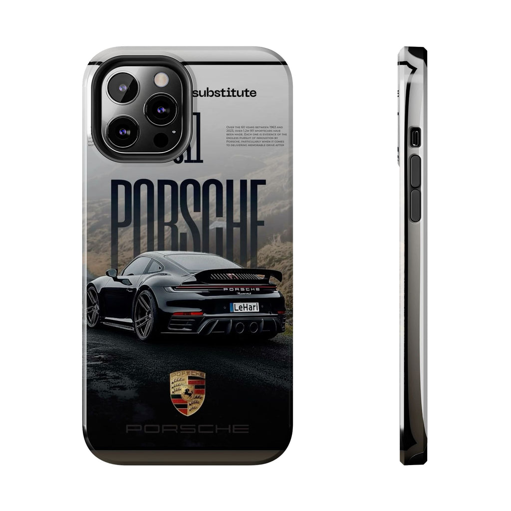 Porsche Sport Car Tough Phone Case — Rugged Protective Phone Cover with Car Graphic