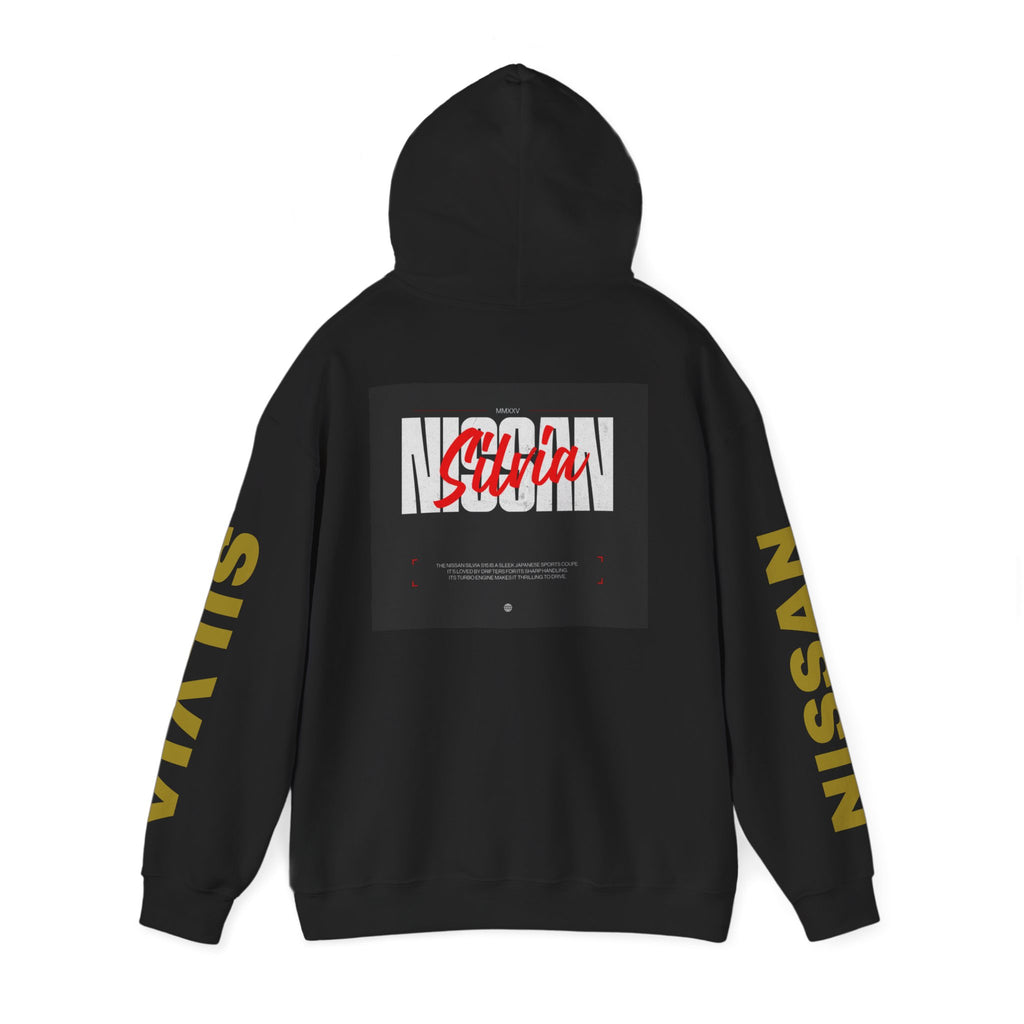 NISSAN SILVIA S15 Racing-Inspired Hooded Sweatshirt, Perfect for Car Enthusiasts, Gifts for him, Unisex Apparel, Motorsport Fan Gear