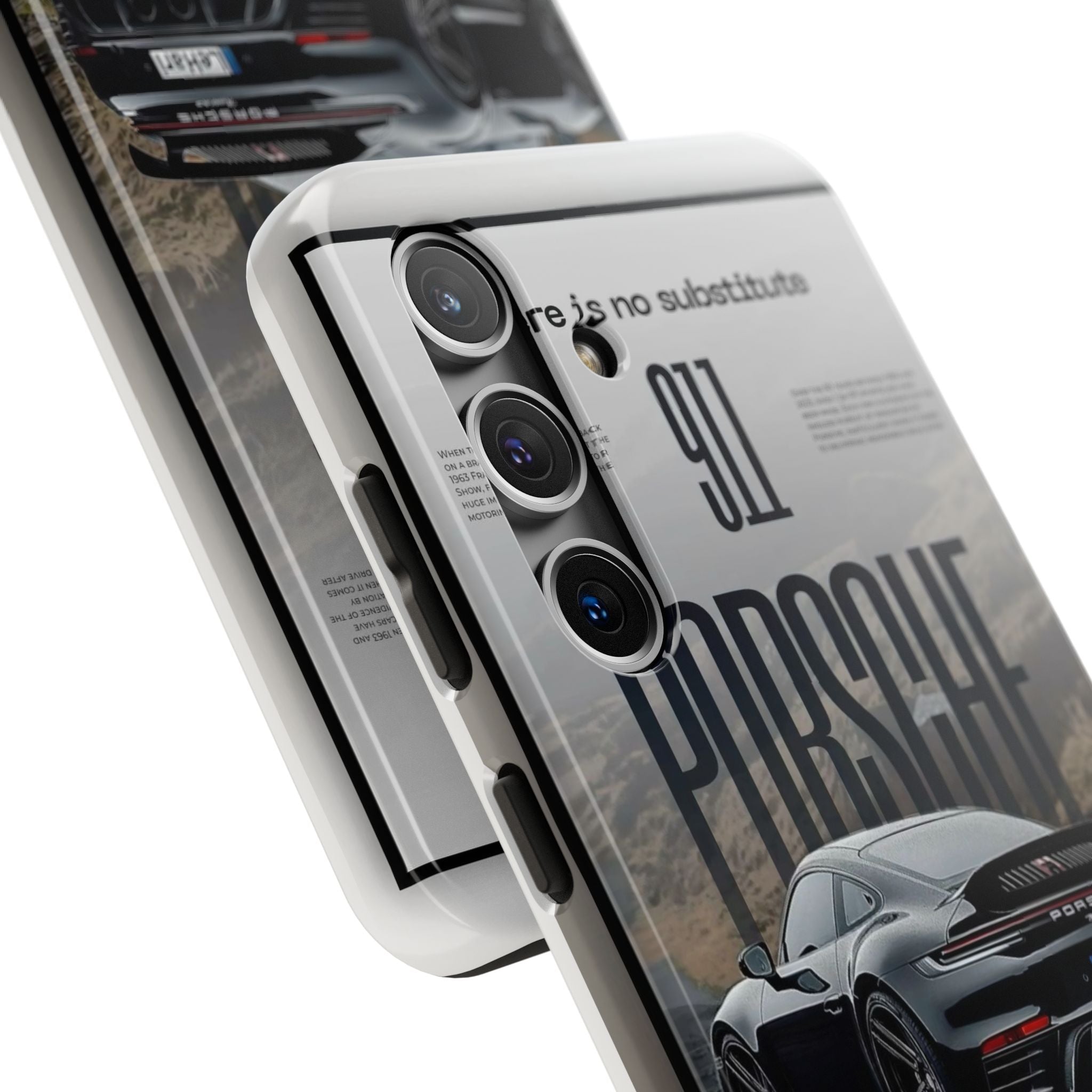 Porsche Sport Car Tough Phone Case — Rugged Protective Phone Cover with Car Graphic