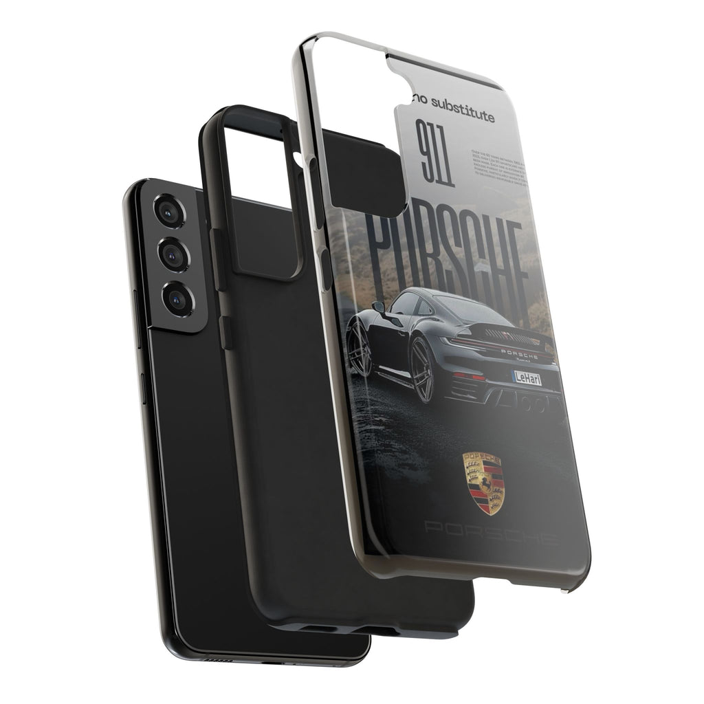 Porsche Sport Car Tough Phone Case — Rugged Protective Phone Cover with Car Graphic