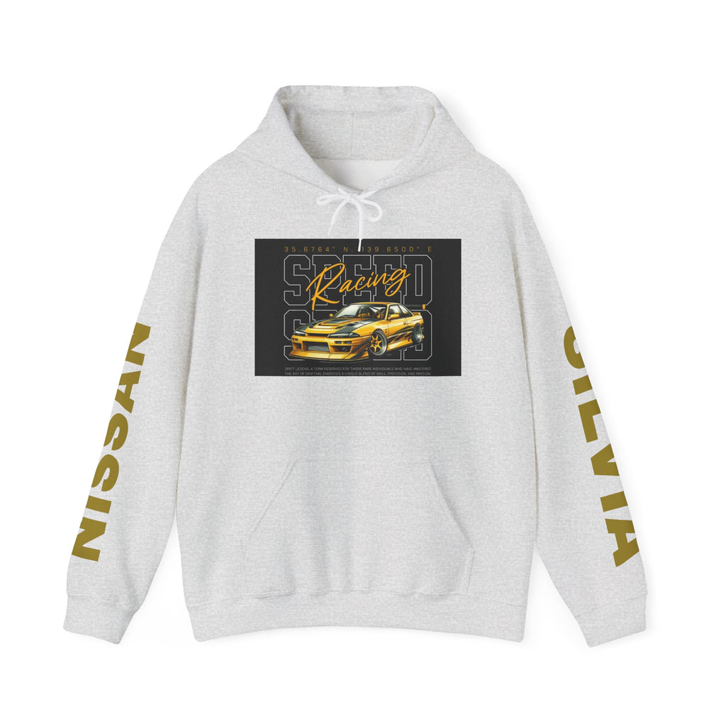 NISSAN SILVIA S15 Racing-Inspired Hooded Sweatshirt, Perfect for Car Enthusiasts, Gifts for him, Unisex Apparel, Motorsport Fan Gear