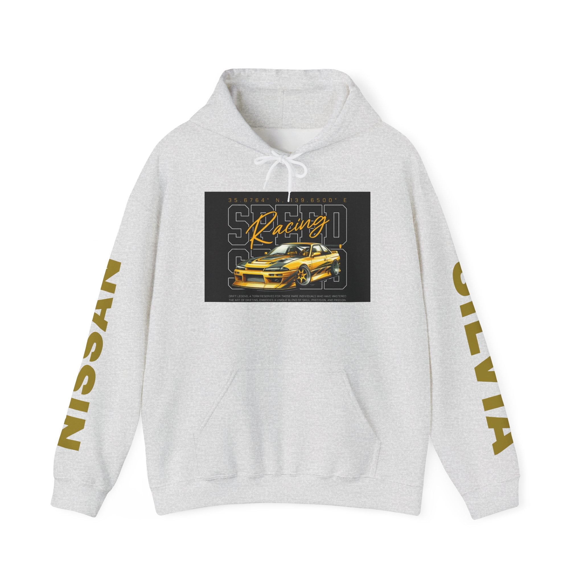 NISSAN SILVIA S15 Racing-Inspired Hooded Sweatshirt, Perfect for Car Enthusiasts, Gifts for him, Unisex Apparel, Motorsport Fan Gear