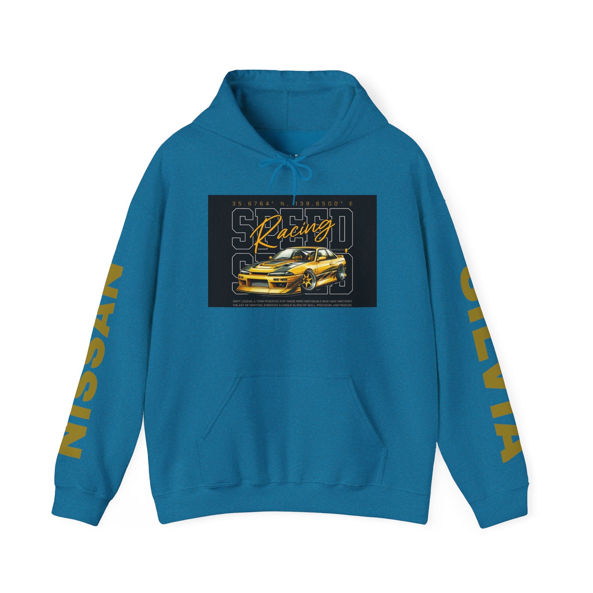 NISSAN SILVIA S15 Racing-Inspired Hooded Sweatshirt, Perfect for Car Enthusiasts, Gifts for him, Unisex Apparel, Motorsport Fan Gear