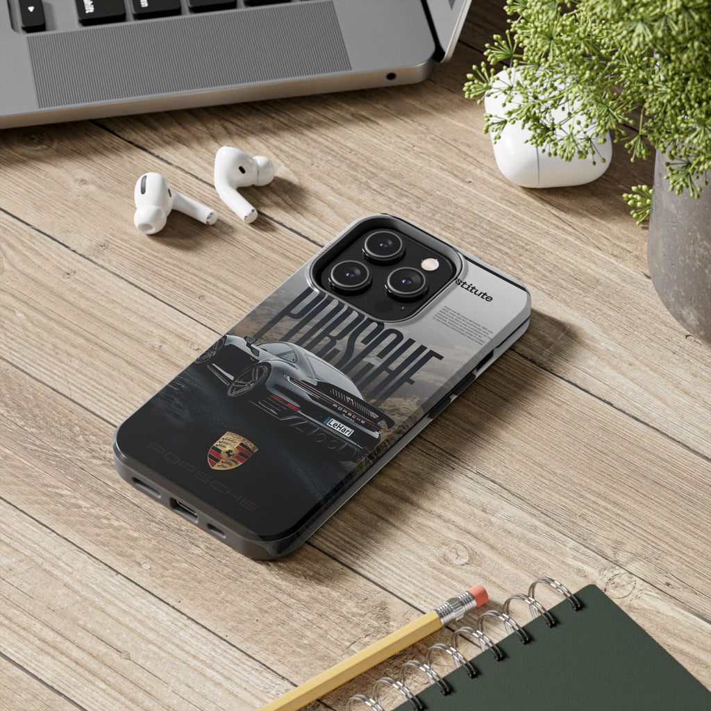 Porsche Sport Car Tough Phone Case — Rugged Protective Phone Cover with Car Graphic