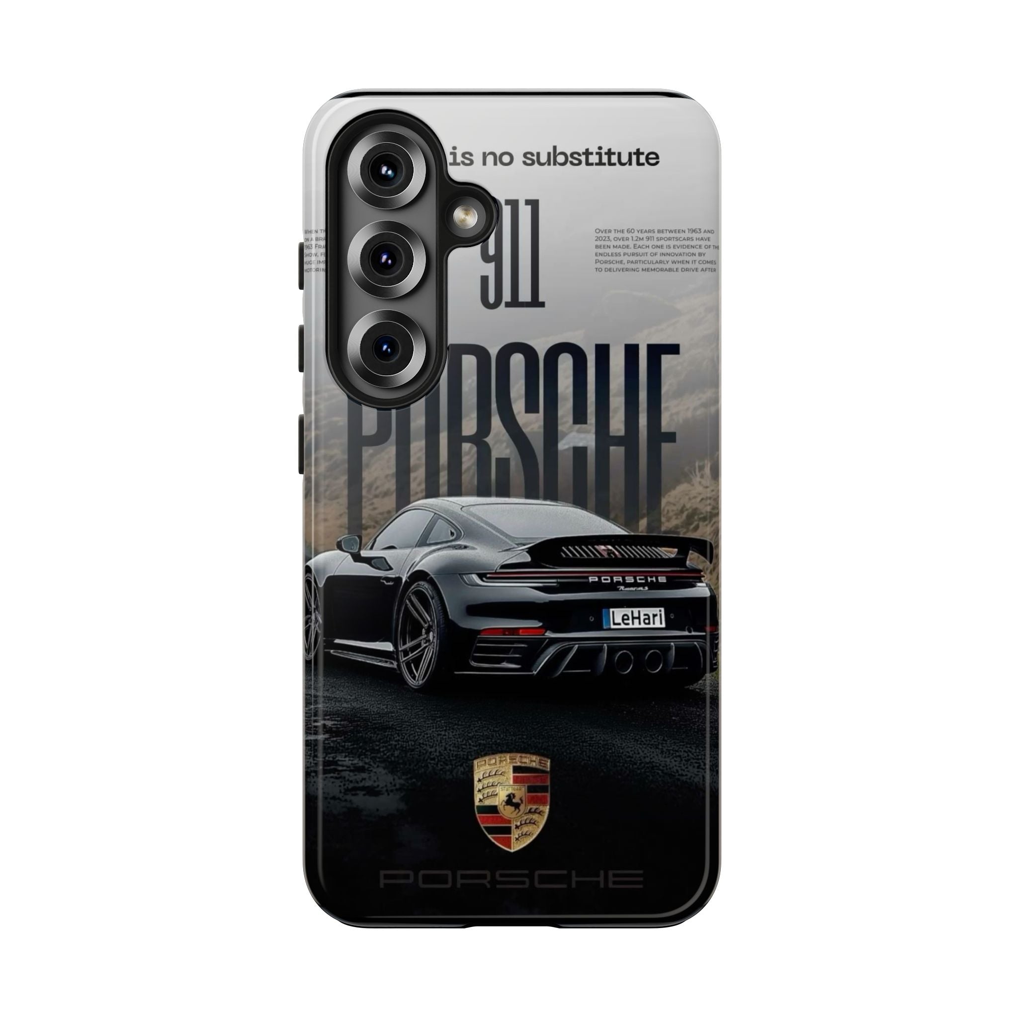 Porsche Sport Car Tough Phone Case — Rugged Protective Phone Cover with Car Graphic